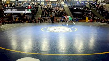 136 lbs 1st Place Match - Maggie Alfera, Laurel Hs vs Myla Good, Nazareth Area Hs