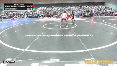 106 lbs Consi Of 4 - Dezirae Martinez Castanon, Aloha vs Chaya Palomo, Salem Elite Mat Club