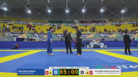 GUILHERME PEREIRA DE SANTANA vs ISAAC NERY CICONELLO 2026 FPJJ Circuito Paulista GI Etapa 3