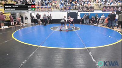 160 lbs Consi Of 8 #2 - Kayden Carter, Morrison Takedown Club vs Jack Thorn, Broken Arrow Wrestling Club