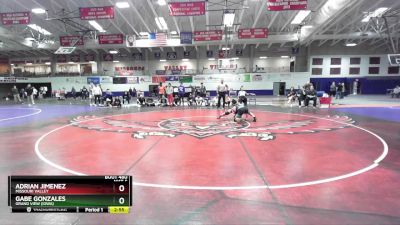 125 lbs Cons. Semi - Adrian Jimenez, Missouri Valley vs Gabe Gonzales, Grand View (Iowa)