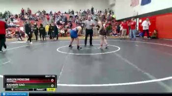 182 lbs Semifinal - AvaLyn Mosconi, Southport vs Kadawn Gao, Owen Valley