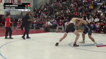 157 lbs Cons. Round 2 - Israel Lopez, Cheyenne vs John Greenburg, Desert Oasis