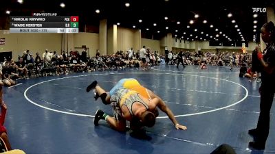 175 lbs Champ. Round 2 - Wade Kersten, B.R.A.W.L vs Nikolai Krywko, Parrish Community HS