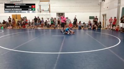 55-60 lbs Cons. Round 1 - Grayson Shute, Panther Powerhouse Wrestling vs Mason McPherson, RBWC (Rancho Bernardo Wrestlin