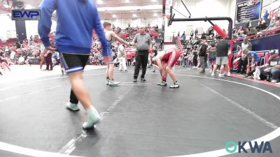 140 lbs Rr Rnd 2 - Teddy Galligher, Barnsdall Youth Wrestling vs Ayden Snyder, Hennessey Takedown Club