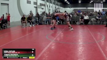 139 lbs Round 1 (8 Team) - Tobias Pacheco, Dundee Wrestling (MI) vs Ezra Ostler, Death Squad Wrest (IN)