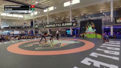 150 lbs Semifinal - Jin Davis, Unattached vs Gavin Woodmancy, ISI Wreslting Club