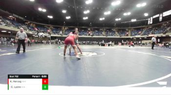 175 lbs Cons. Round 4 - Casen Lyons, Springfield (Sacred Heart-Griffin) vs Kyle Herzog, Marist