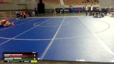 D3-144 lbs Quarterfinal - Damien Manygoats, Cortez vs Armando Herring, Poston Butte