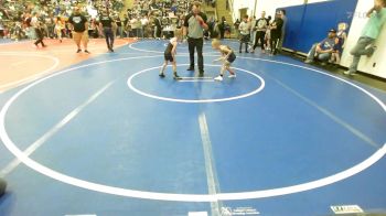 46 lbs Consi Of 8 #2 - Kaysen Peters, Dark Cloud Wrestling Club vs Nicholas Evans, Jenks Trojan Wrestling Club