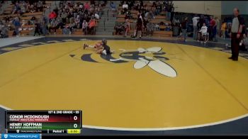 55 lbs Cons. Round 4 - Conor McDonough, Pursuit Wrestling Minnesota vs Henry Hoffman, NLS (New London/Spicer)