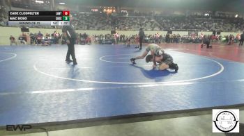 120 lbs Round Of 32 - Cade Clodfelter, Lawton, MacArthur Ok vs Mac Boso, Choctaw Jh