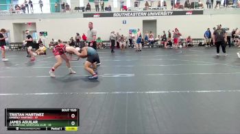 126 lbs Quarterfinal - Tristan Martinez, Kimberly Martinez vs James Aguilar, FL Scorpions Wrestling Club