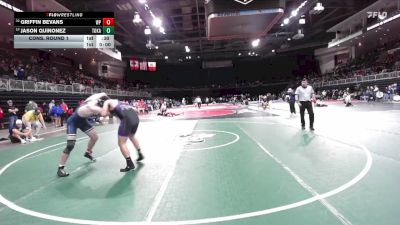 165 lbs Cons. Round 1 - Griffin Bevans, West Park vs Jason Quinonez, Tokay