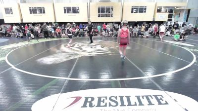 68 lbs Quarterfinal - Calhoun Tannery, Carolina Hammer Squad vs Zayne Young, The Hunt Wrestling Club