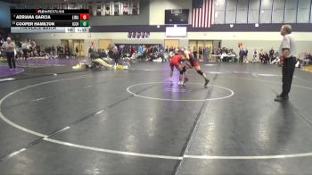 105 lbs 7th Place Match - Adriana Garcia, Linn-Mar vs Cooper Hamilton, Iowa City High