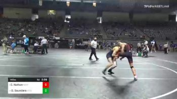 141 lbs Prelims - Caleb Nathan, Western Wyoming vs Dj Saunders, Rctc