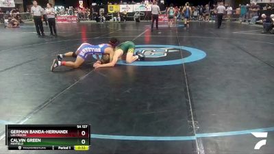 5A 127 lbs Cons. Round 1 - Calvin Green, Mayfield vs German Banda-Hernandez, Las Cruces