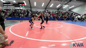 58 lbs 5th Place - Tobias Daniels, Hilldale Youth Wrestling Club vs Monty Daugherty, Victory Youth Wrestling