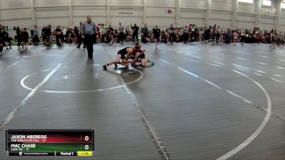 105 lbs Round 4 (10 Team) - Mac Chase, Lake WC vs Jaxon Aberegg, The Wrestling Mill