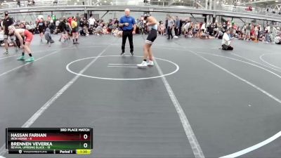 96 lbs Placement (4 Team) - Brennen Veverka, Revival Uprising Black vs Hassan Farhan, Iron Horse