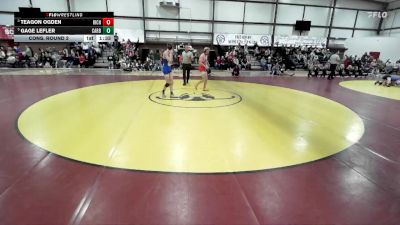 120 lbs Cons. Round 2 - Teagon Ogden, Richfield vs Gage Lefler, Carbon