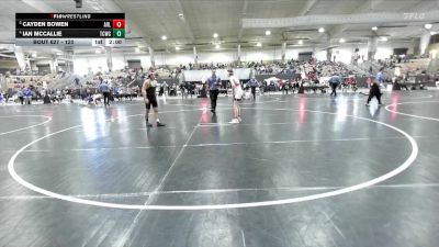 120 lbs Quarterfinal - Cayden Bowen, TN Wrestling Academy vs Ian McCallie, Minion Training Center