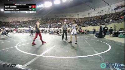 90 lbs Round Of 32 - John Conner, Tuttle Wrestling Club vs Kayden Walker, Tulsa Blue T Panthers