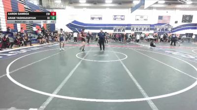 120 lbs Cons. Round 5 - Aram Yaghiazaryan, Birmingham Charter vs Aaron Gamboa, Etiwanda