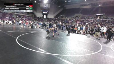 92 lbs Cons. Sub-quarters - Jionni Hernandez, Mile High Wrestling Club vs Jacob Solley, Pikes Peak Warriors Wrestling