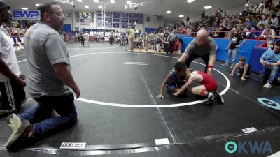 55 lbs Rr Rnd 1 - Kohen Becker, OKC Saints Wrestling vs Elijah Mote, Bartlesville Wrestling Club