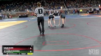 D4-126 lbs Champ. Round 1 - Colin Kuhn, St Louis HS vs Di`Angelo Saldana, Iron Mountain HS