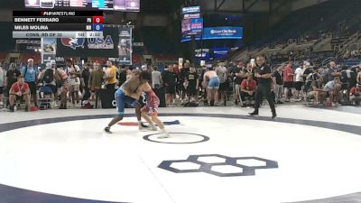 120 lbs Cons. Rd Of 32 - Bennett Ferraro, Pennsylvania vs Miles Molina, Maryland