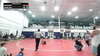 67 lbs Rr Rnd 3 - Ari Brown, Kraken Black - K6 vs Casen Taff, Grit Mat Club - K6