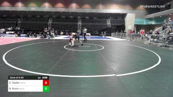 133 lbs Consi Of 8 #2 - Carson Taylor, Grand View vs Nick Kunz, Montana-Northern