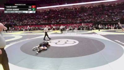 132 lbs Semis - Caleb Curry, Elder vs Liston Seibert, Mass. Perry