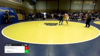 193 lbs Consi Of 16 #1 - Matthew Gutierrez, Brawley vs Lucas Mata, Sunnyside (AZ)