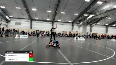 75 lbs Rr Rnd 3 - Bo Becker, Pinnacle Wrestling Club vs Jaxon Braun, Maurer Coughlin Wrestling Club