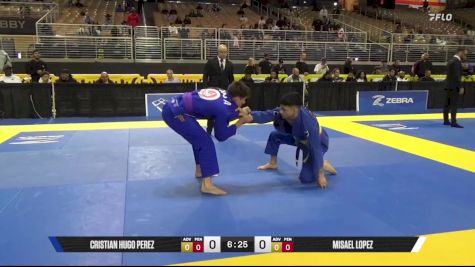 Misael Lopez vs Cristian Hugo Perez 2025 Pan Jiu Jitsu IBJJF Championship