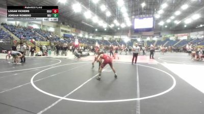 126 lbs Quarterfinal - Logan Vickers, Colorado Top Team vs Jordan Romero, Mile High WC