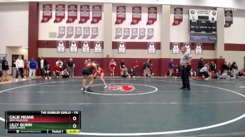 115 lbs Semifinal - Calie Means, New Palestine vs Lilly Quinn, North Miami