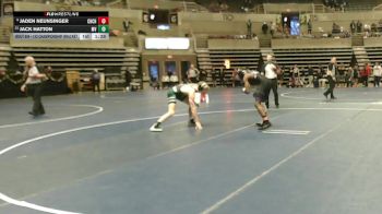 133 Championship Bracket Cons. Round 4 - Jack Hatton, Mounds View vs Jaden Neunsinger, Chaska-Chan Stormhawks