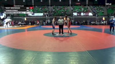 1A-4A 126 5th Place Match - Riley Westbrook, Shoals Christian Schools vs Jordan Steele, Wilson