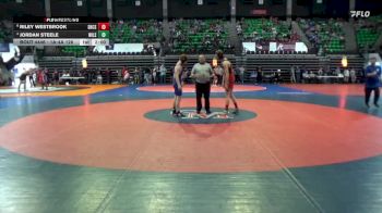 1A-4A 126 5th Place Match - Riley Westbrook, Shoals Christian Schools vs Jordan Steele, Wilson