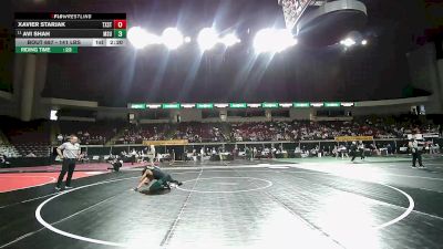 141 lbs Consi Of 16 #1 - Xavier Starjak, Texas State vs Avi Shah, Michigan State