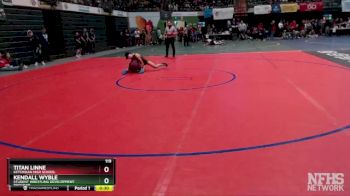 119 lbs Cons. Round 2 - Kendall Wyble, Student Wrestling Development Program vs Titan Linne, Ketchikan High School