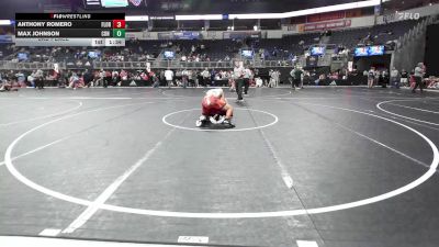 218 lbs 3rd Place - Anthony Romero, Florida National Wrestling Team vs Max Johnson, Con - Kids