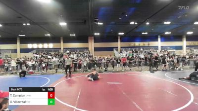 137 lbs Final - Tomas Campian, Christopher Columbus HS vs Cristian Villarreal, The Snake Pit