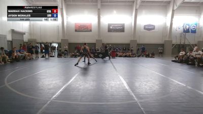 144 lbs Maddax Hacking, Utah Black vs Ayden Morales, Louisiana